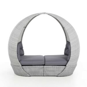 Alternative view of Z Ascot Rattan Daybed with Weatherproof Cushions