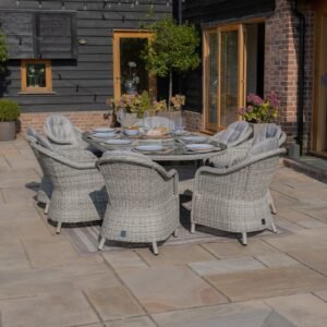 Alternative view of Oxford 8 Seat Oval Dining Set