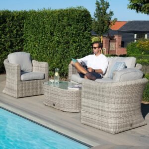 Oxford 2 Seat Rattan Sofa Set