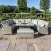Oxford Royal U-Shaped Rattan Sofa Set